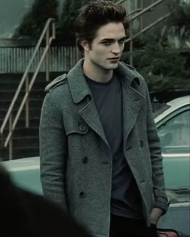 Twilight Edward Gray Wool Coat