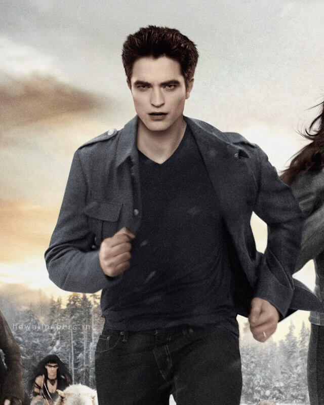 Twilight Saga Breaking Dawn 2 Robert Pattinson Gray Jacket