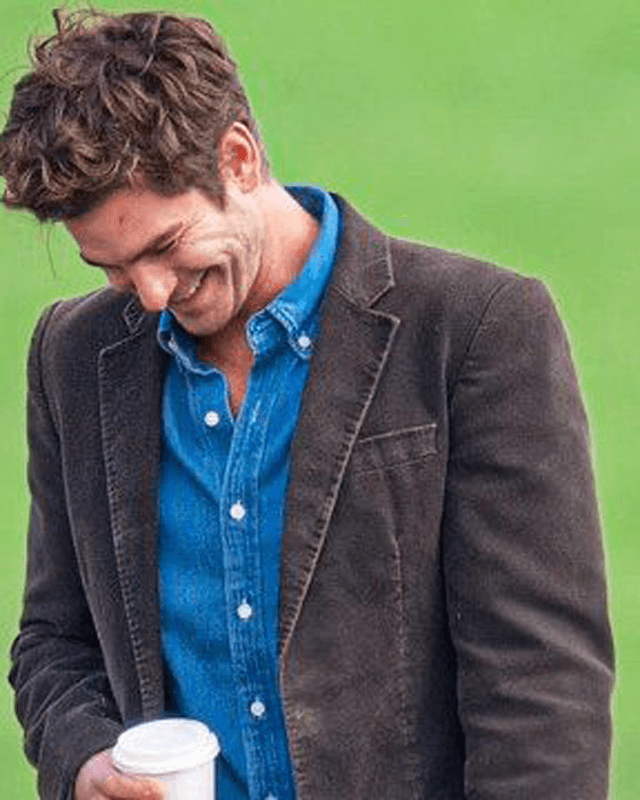 We Live In Time Andrew Garfield Gray Coat