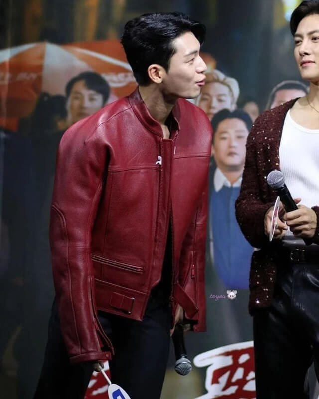 Wi Ha Joon Red Jacket
