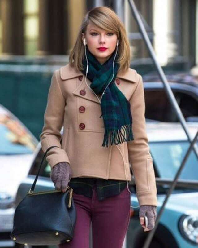 Taylor Swift Cropped Coat