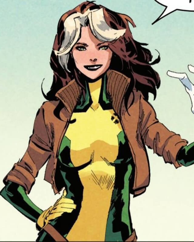 X Men Rogue Brown Cropped Leather Jacket