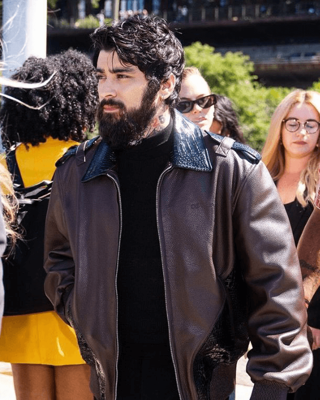 Zayn Malik Brown Leather Jacket