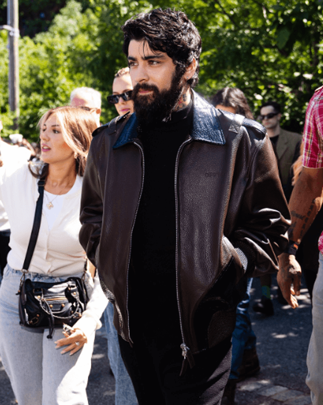 Zayn Malik Dark Brown Real Leather Jacket