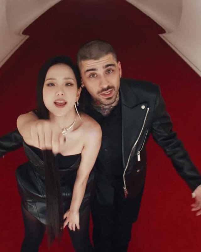 Zayn Malik Eyes Closed MV Blak Leather Jacket