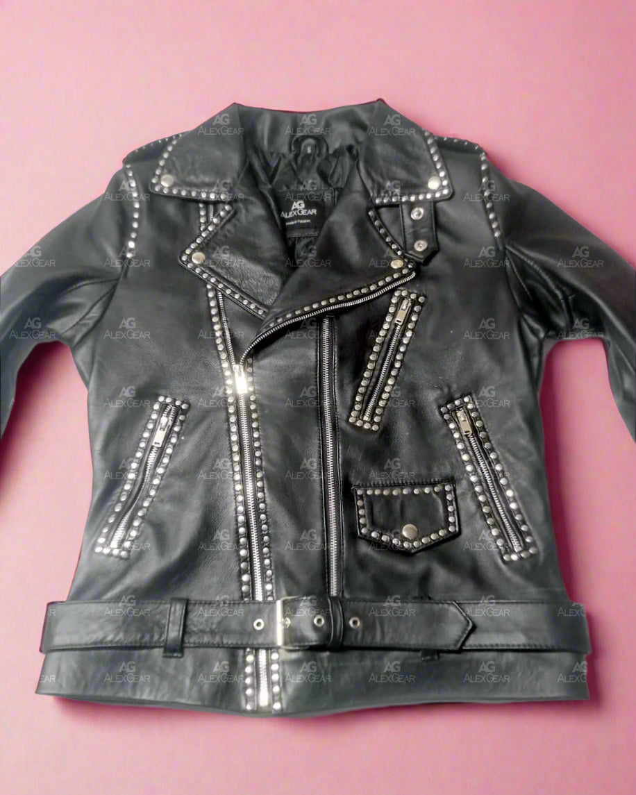 APT Rose Leather Jacket