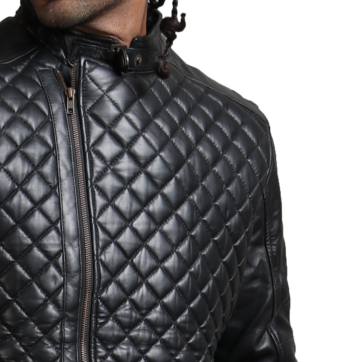 Men's Diamond Quilted Winter Jacket