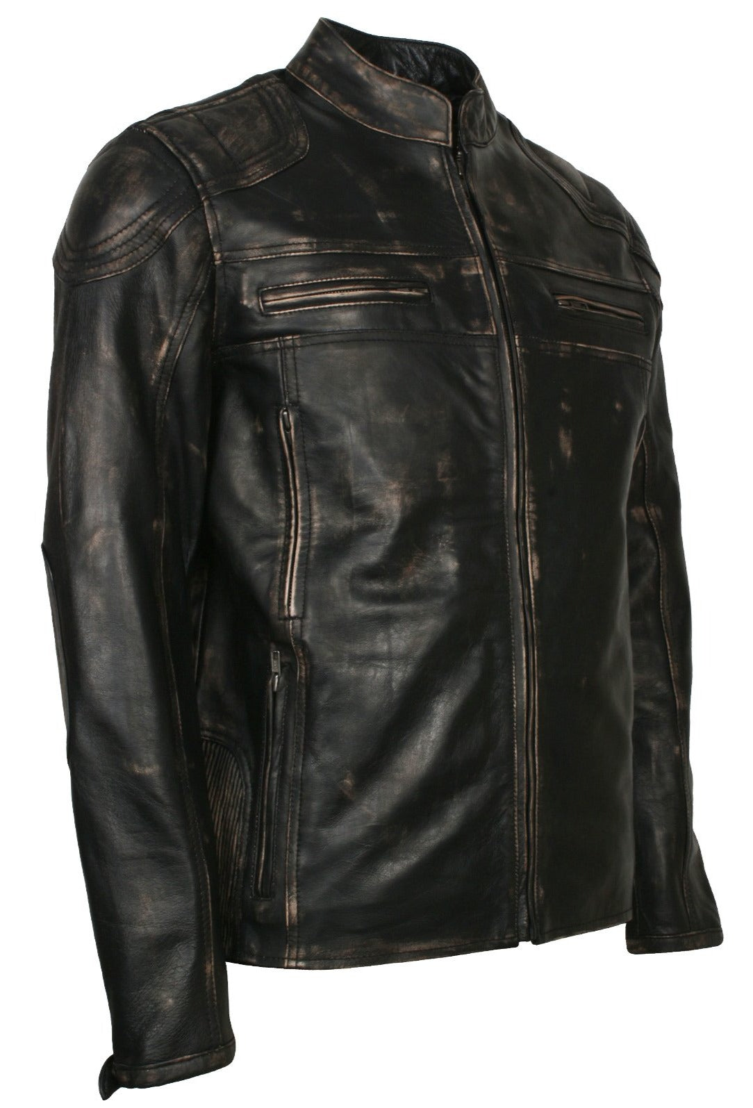 Black Leather Jacket New Look Mens Biker