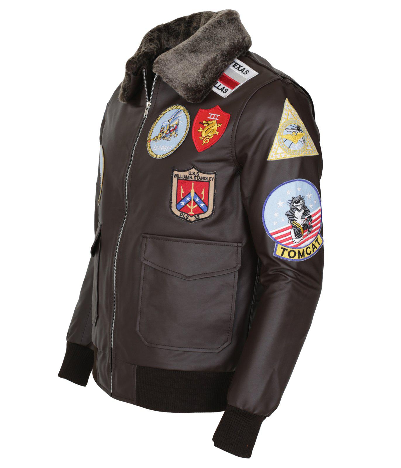 Tom Cruise Leather Jacket Aviator