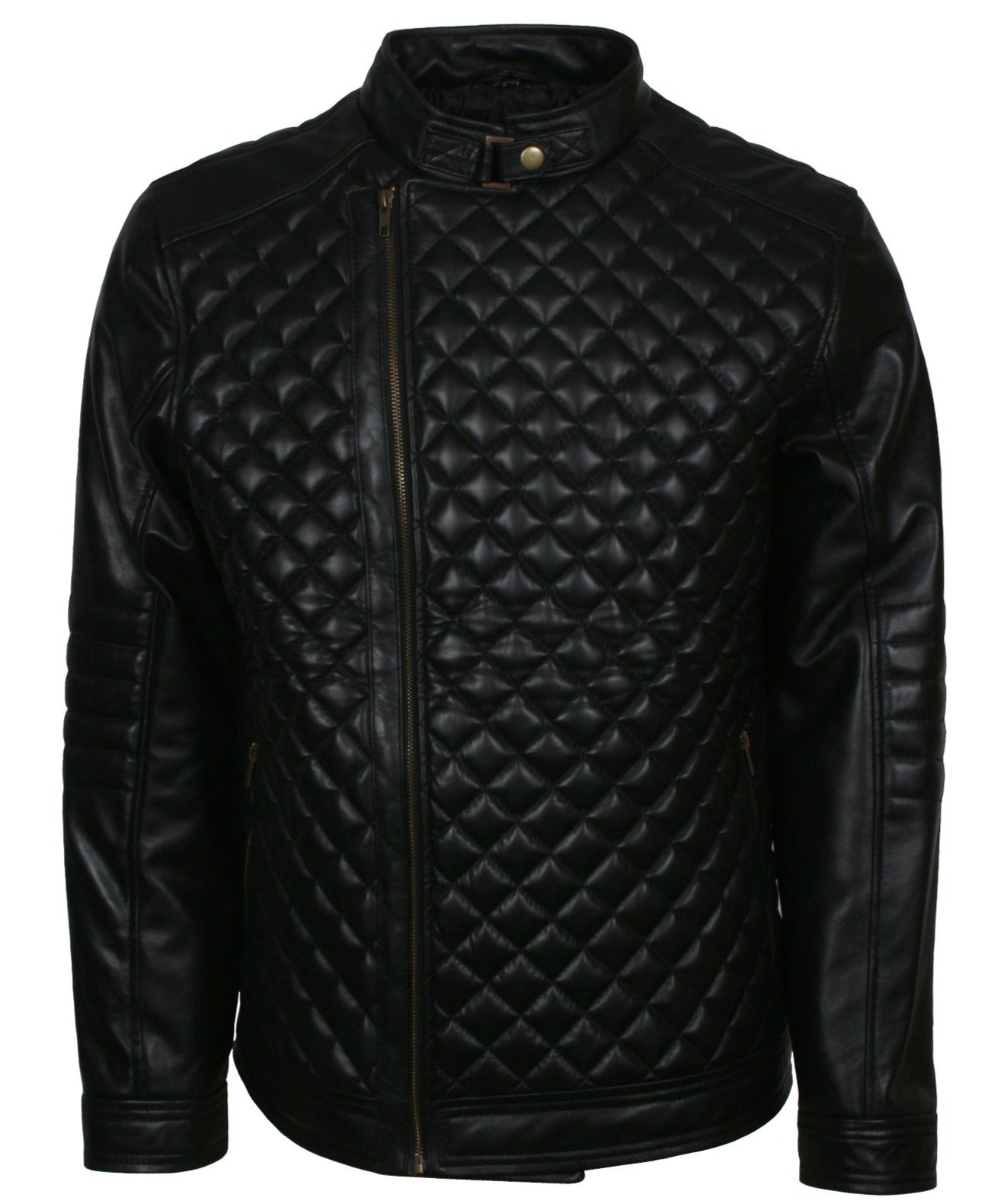 Diamond Quilted Jacket Mens New Look