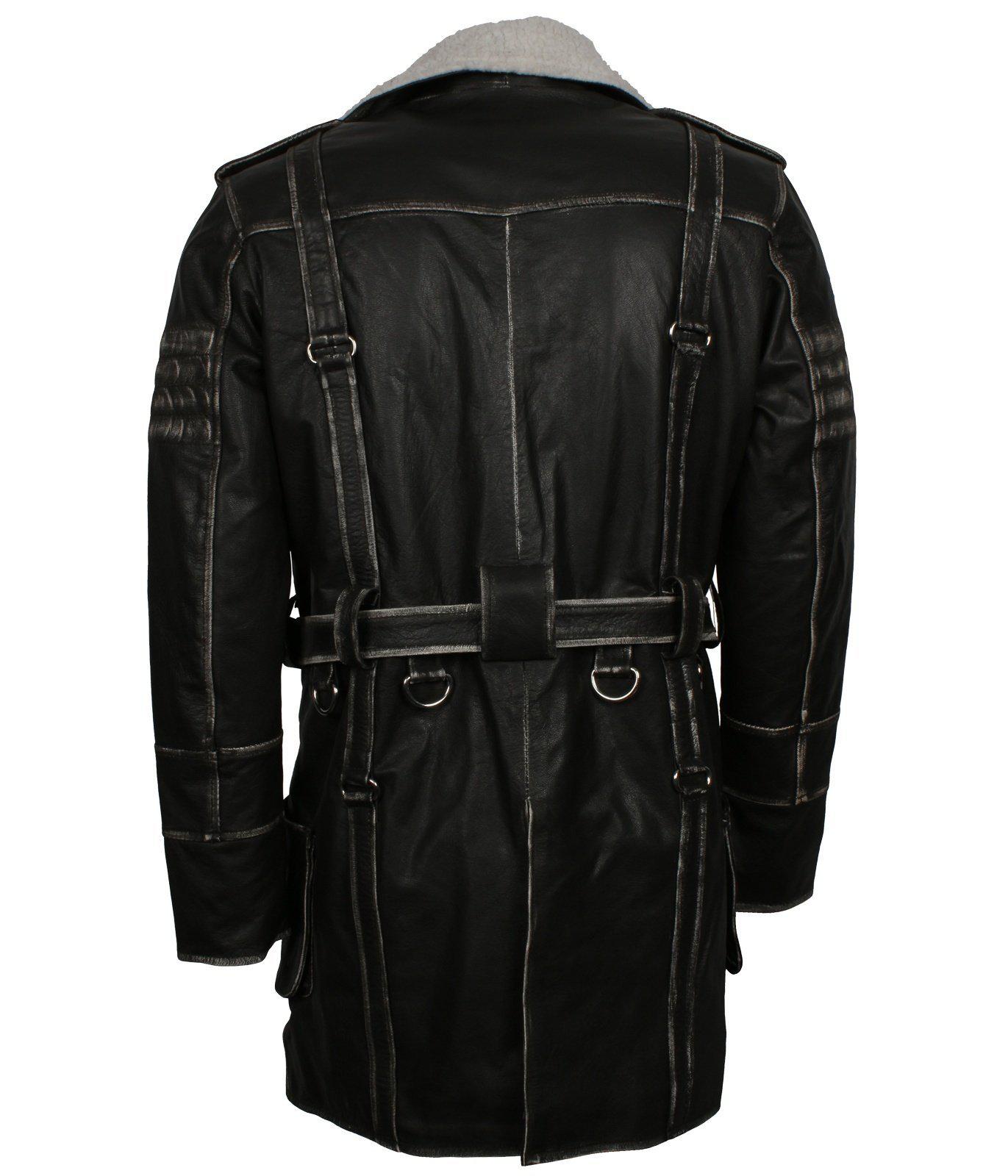 Fallout Game Genuine Leather Battle Coat