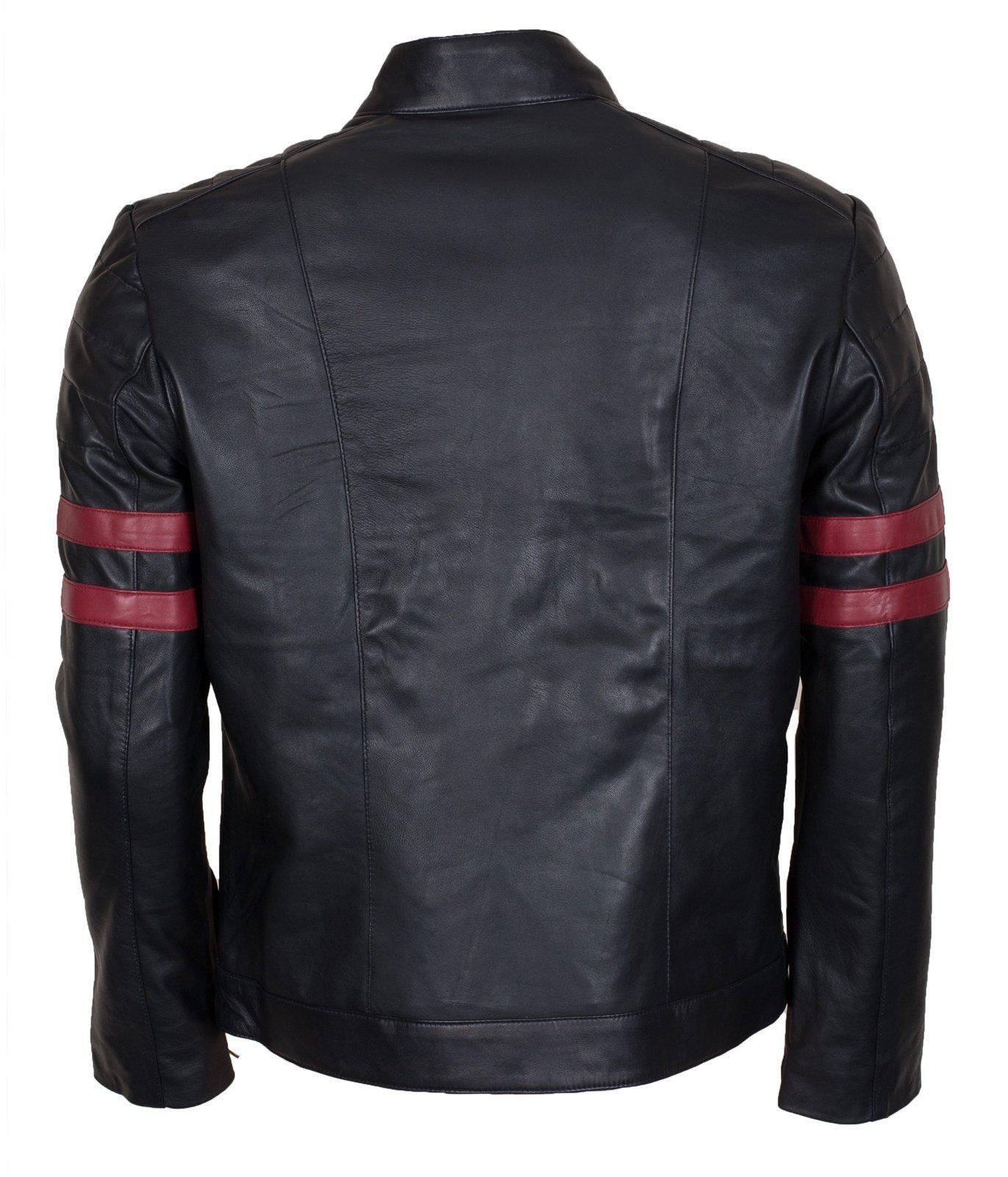 Vintage Black Biker Leather Jacket