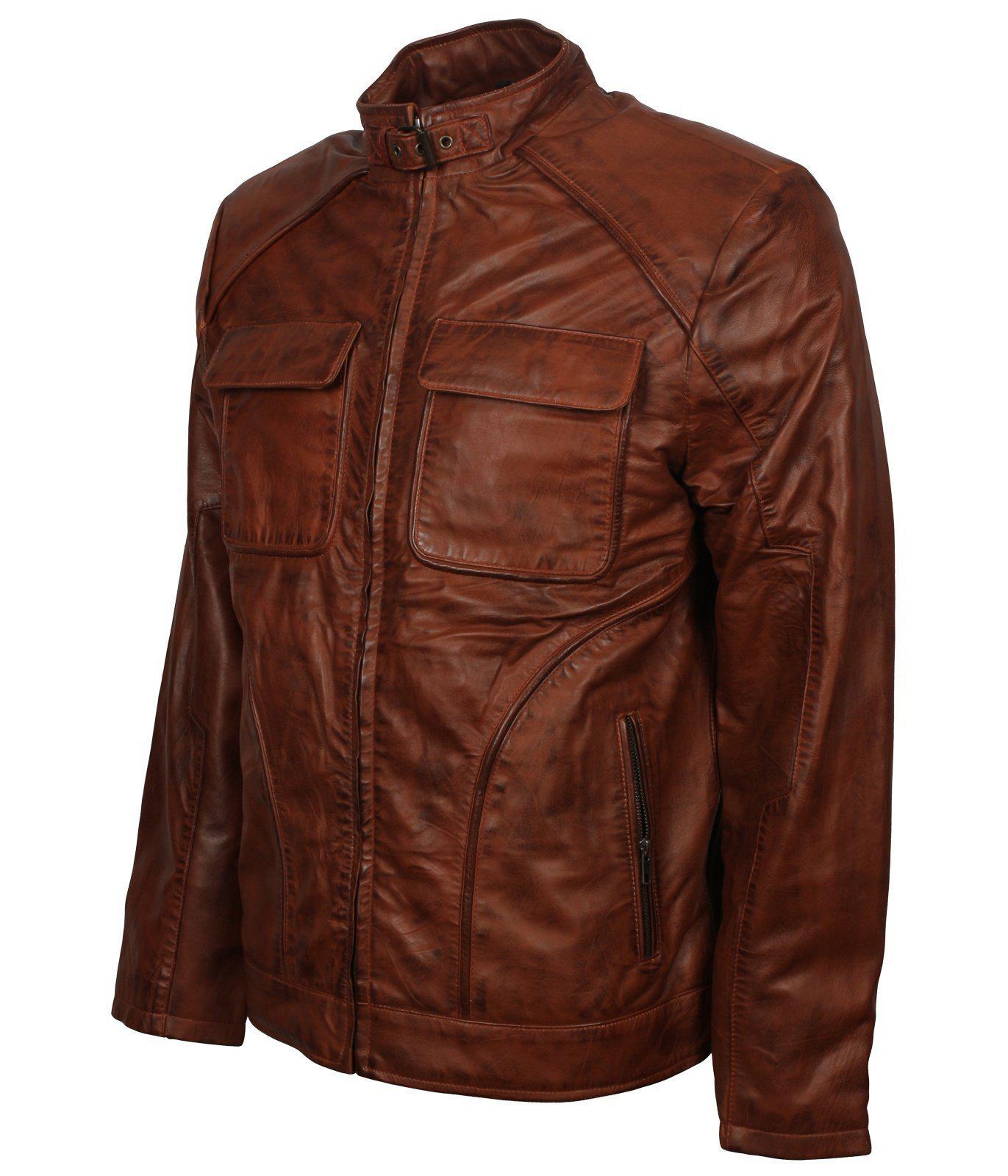 veste homme cuir
