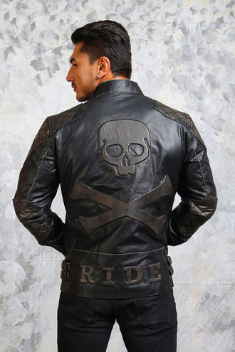 Men's Biker Leather Jackets, Vests and Coats – AlexGear