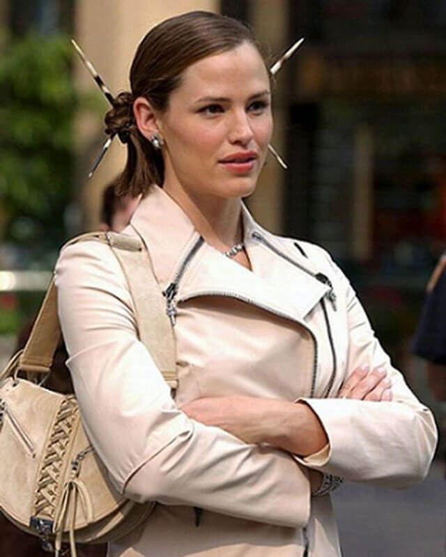 13 Going On 30 Jenna Rink Biker Leather Jacket