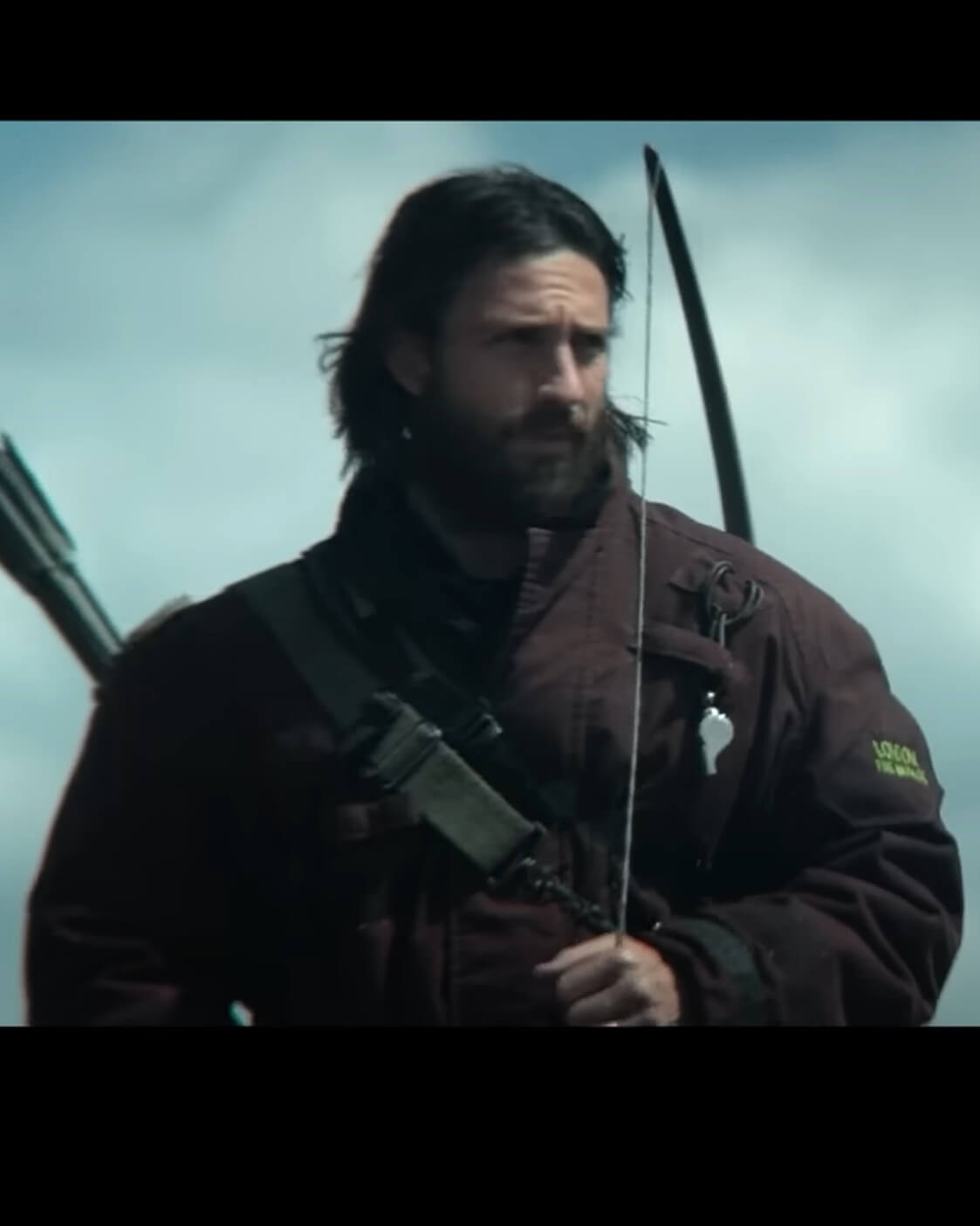 28 Years Later Aaron Taylor Johnson Maroon Jacket