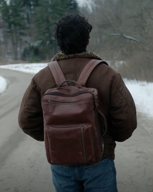 A Very Jonas Christmas Shearling Leather Jacket