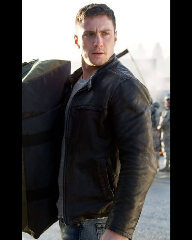 Aaron Taylor Johnson Godzilla Leather Jacket