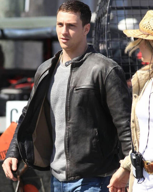 Aaron Taylor Johnson Godzilla Real Leather Jacket