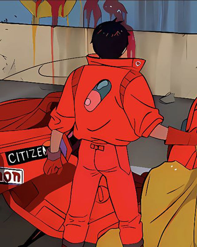 Akira Shotaro Kaneda Leather Cosplay Jacket