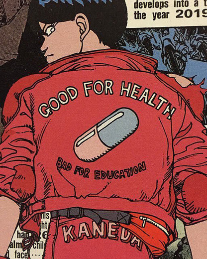 Akira Shotaro Kaneda Leather Red Jacket
