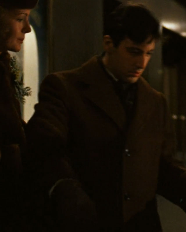 Al Pacino The Godfather Brown Wool Coat