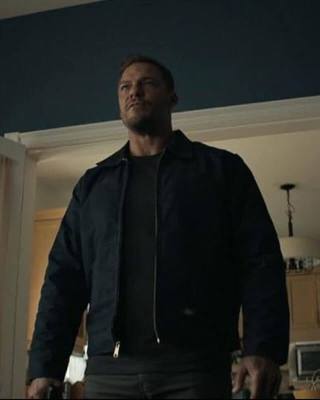 Alan Ritchson Reacher S01 Black Jacket