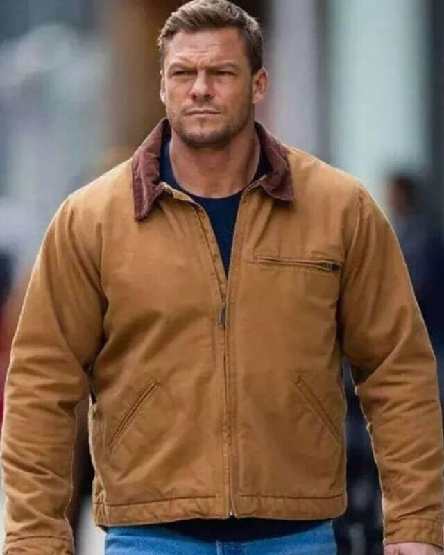 Alan Ritchson Reacher S2 Cotton Jacket