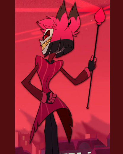 Alastor Hazbin Hotel Red Coat