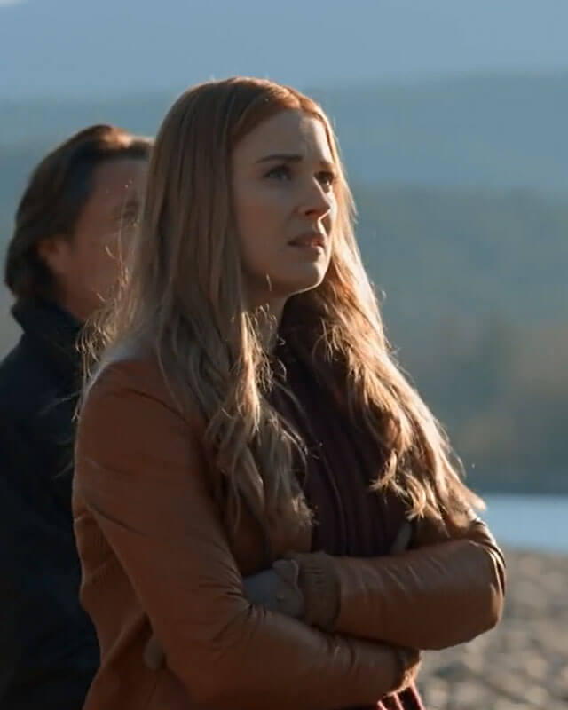 Alexandra Breckenridge Virgin River Brown Jacket