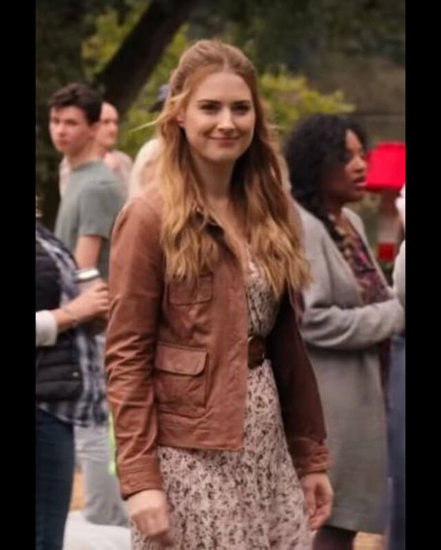 Alexandra Breckenridge Virgin River S02 Brown Jacket