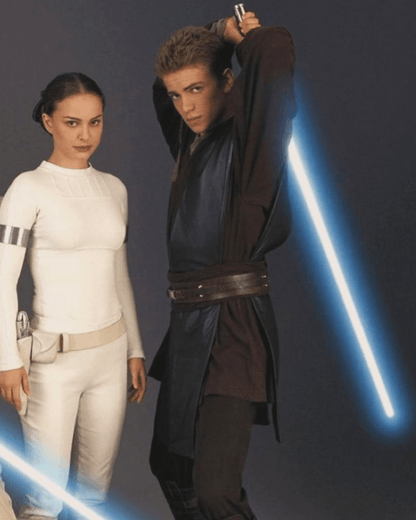 Anakin Skywalker Star Wars Attack Of The Clones Leather Vest