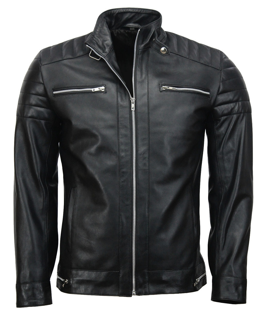 Andrew Tate Top G Black Leather Jacket - Alex Gear – AlexGear