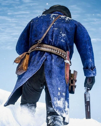 Arthur Morgan RDR 2 Blue Shearling Coat