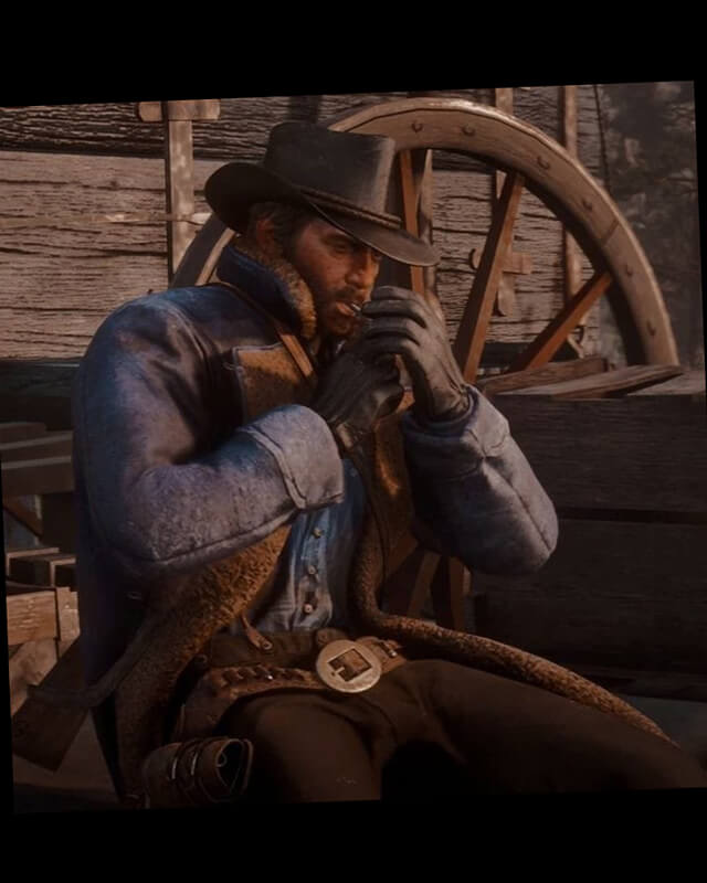 Arthur Morgan Shearling Coat