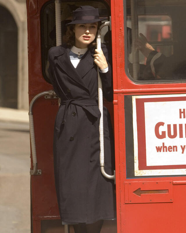 Atonement Keira Knightley Black Coat