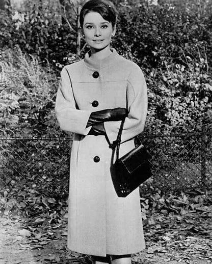 Audrey Hepburn Charade Regina Lampert Wool Coat
