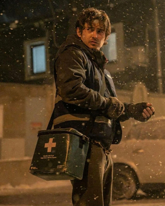 Austin Abrams Gray Jacket