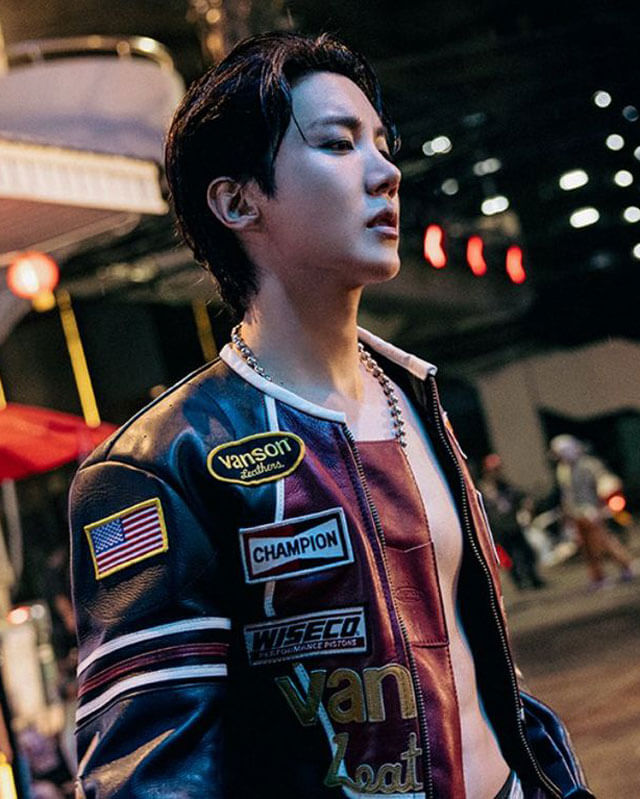 BTS J Hope Killin It Girl Real Leather Jacket