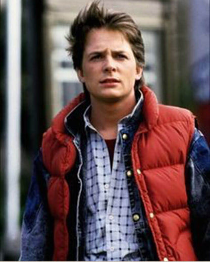 Back To The Future 2 Marty Red Vest