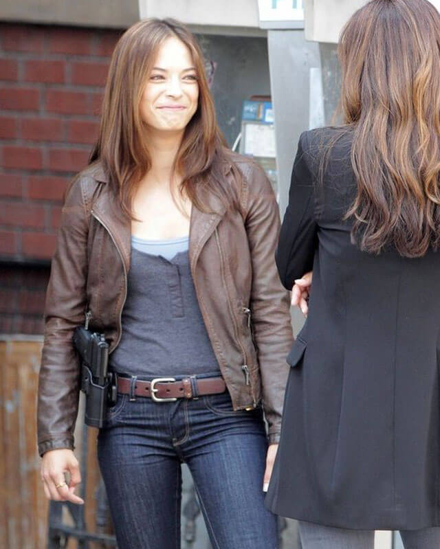 Beauty & The Beast Catherine Chandler Brown Real Leather Jacket
