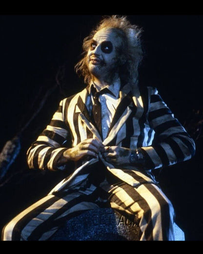 Beetlejuice Cosplay Outfit Suit