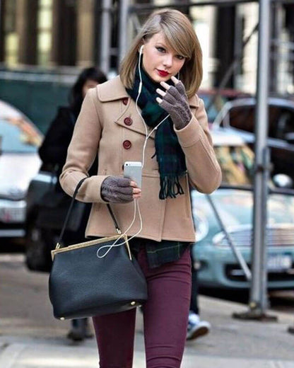 Taylor Swift Short Wool Coat