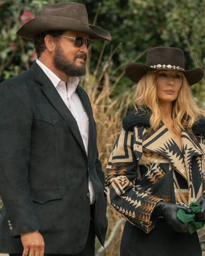 Beth Dutton Dutton Ranch Fur Collar Coat