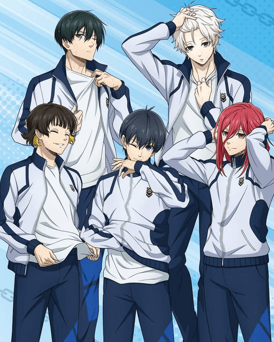 Blue Lock White And Blue Uniform Jacket
