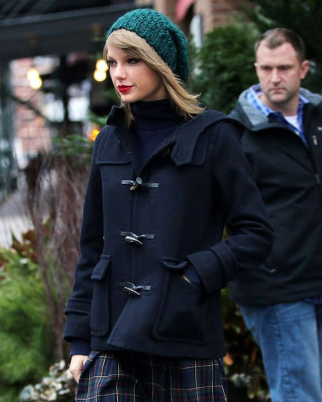 Blue Wool Coat Taylor Swift