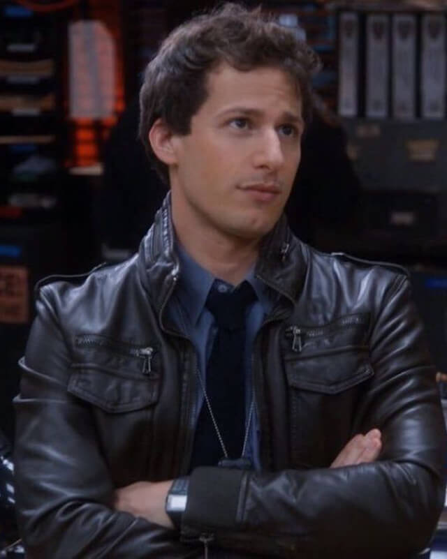 Brooklyn 99 Detective Jake Brown Leather Jacket