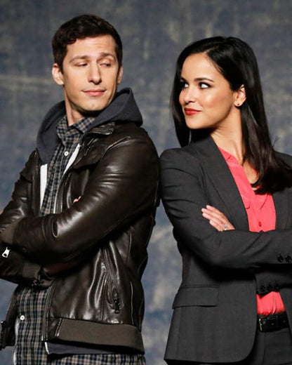 Brooklyn Nine Nine Jake Peralta Bomber Leather Jacket