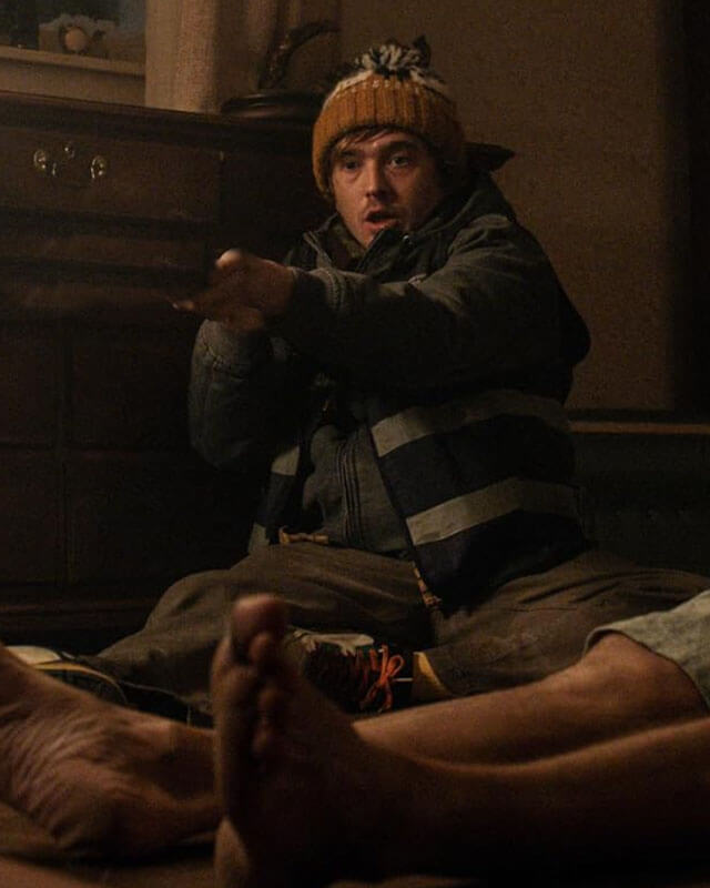 Bryan Austin Abrams Gray Hooded Jacket