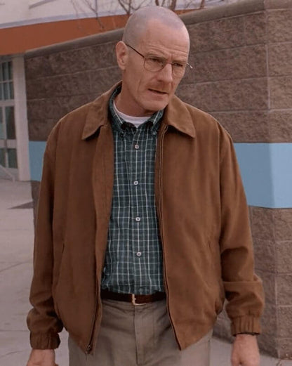 Bryan Cranston Breaking Bad Brown Bomber Jacket